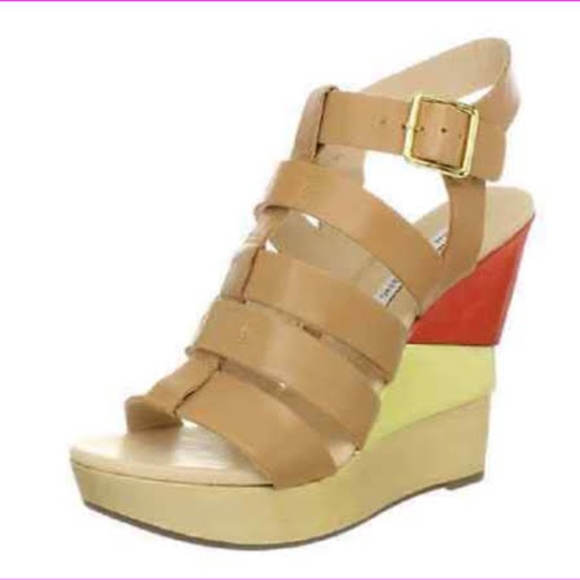 DVF Oceana Wedge Platform Sandals - Picture 1 of 9